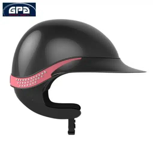 GPA GLOBAL FIRST LADY TLS SHINY BLACK_PINK STRASS Sellerie Equinoxe Shop Fuveau