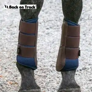 Guêtres Fermées droites 3D mesh Airflow marine choco cheval BACK ON TRACK Sellerie Equinoxe Shop fuveau