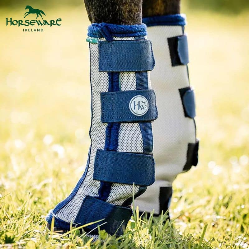 Guêtres anti-mouches Fly Boots anti UV Horseware Sellerie Equinoxe Shop