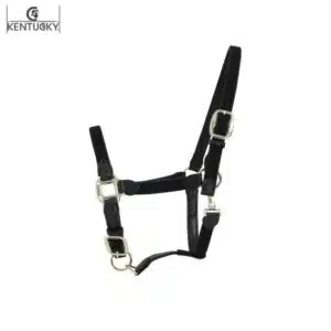 Licol Plaited Nylon noir Kentucky Horsewear Sellerie Equinoxe-Shop Fuveau