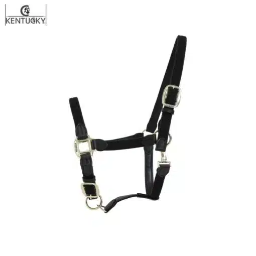 Licol Plaited Nylon noir Kentucky Horsewear Sellerie Equinoxe-Shop Fuveau