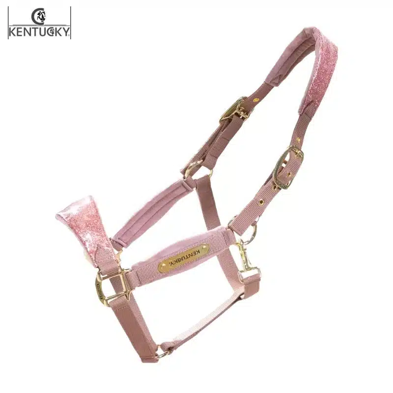 Licol Velvet Unicorn Glitter Pink Kentucky Horsewear Sellerie Equinoxe-Shop Fuveau