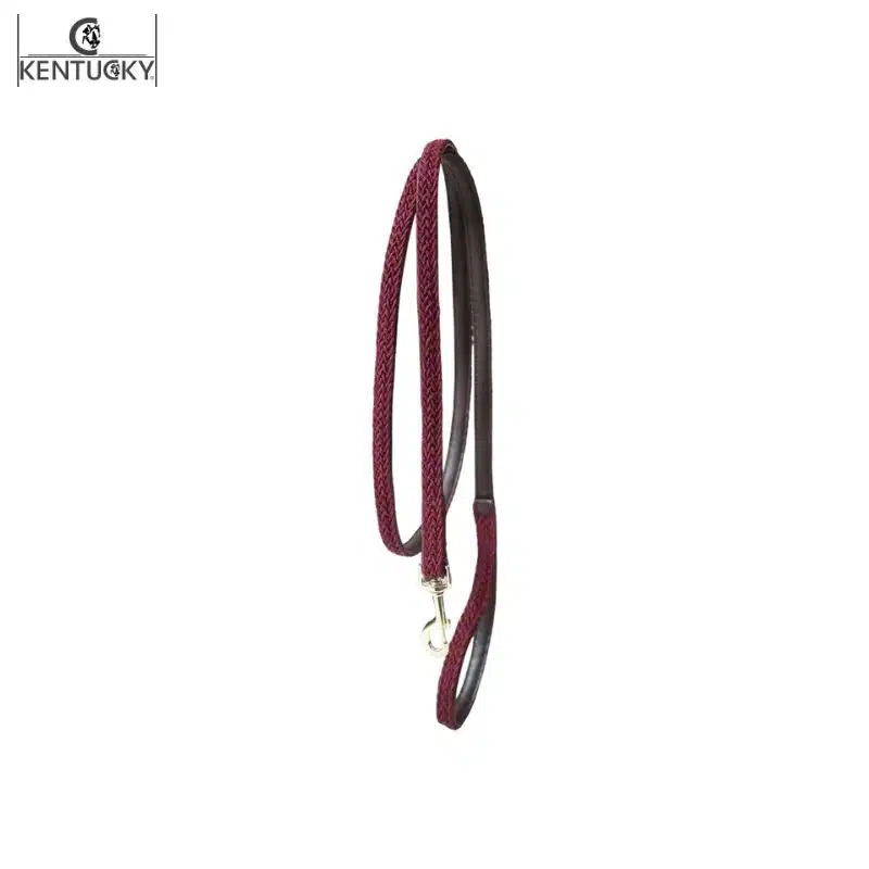 Longe de Licol Plaited Nylon bordeaux Kentucky Horsewear Sellerie Equinoxe-Shop Fuveau