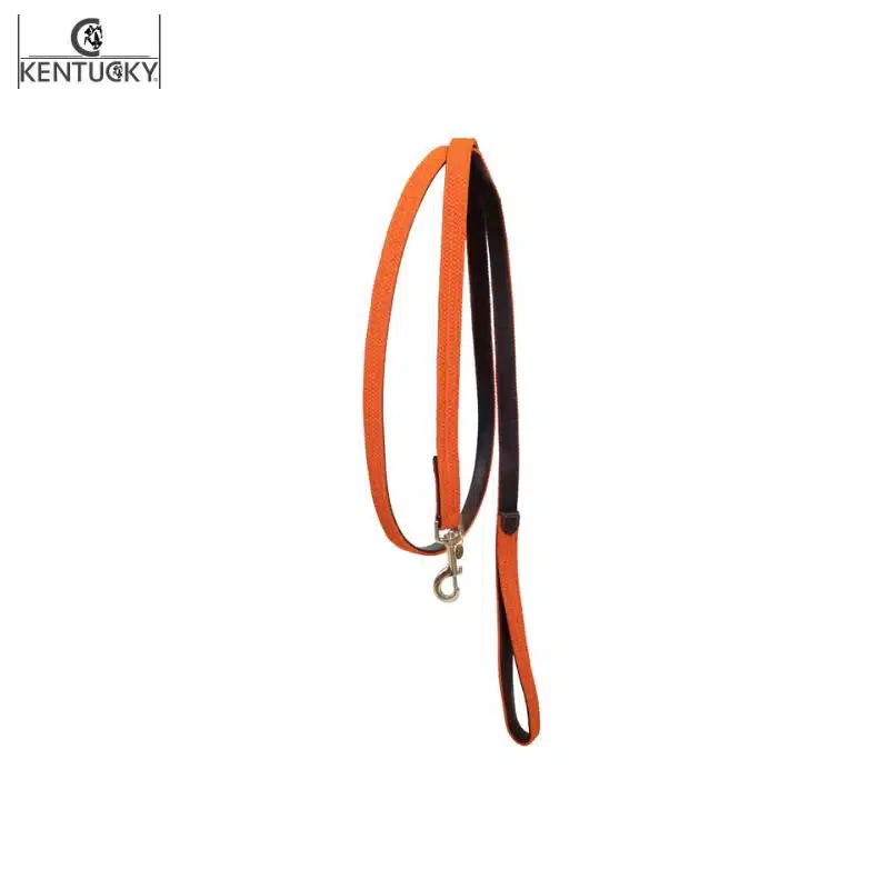 Longe de Licol Plaited Nylon orange Kentucky Horsewear Sellerie Equinoxe-Shop Fuveau