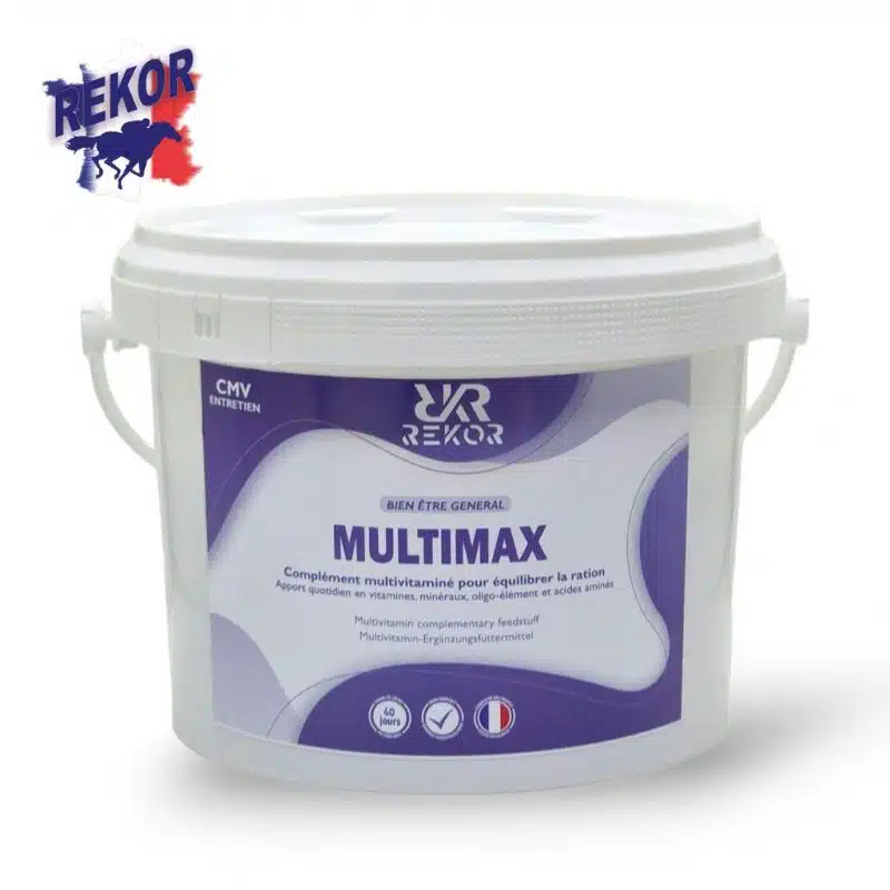 MULTIMAX REKOR vitamines et minéraux CMV pour chevaux Sellerie Equinoxe Shop Fuveau