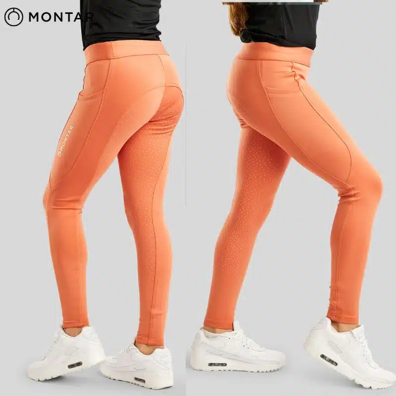 Pantalon d'équitation MoWinnie Watermelon Orange Montar SELLERIE EQUINOXE SHOP