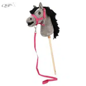 Set licol et longe rose pour Hobby Horse QHP Sellerie Equinoxe Shop Fuveau