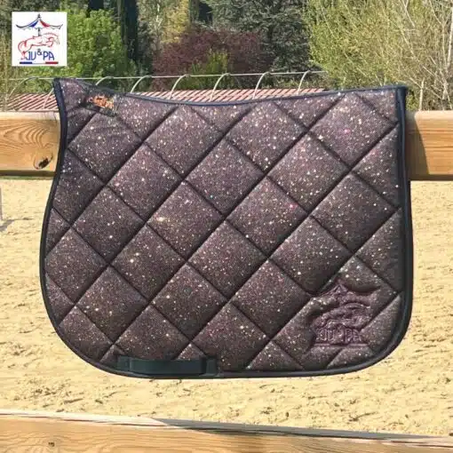 Tapis Glitter Ju et Pa Marine paillettes multicolor Ju et Pa by Sellerie Equinoxe Shop Fuveau