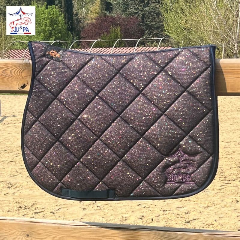 Tapis Glitter Ju et Pa Marine paillettes multicolor Ju et Pa by Sellerie Equinoxe Shop Fuveau