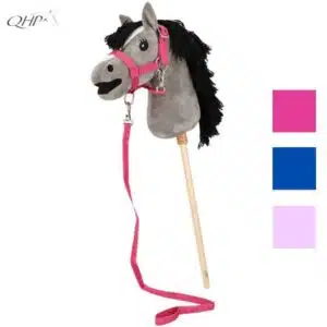 set-licol-longe-hobby-horse-qhp Set licol et longe QHP pour Hobby Horse, accessoire pour cheval bâton destiné aux enfants.