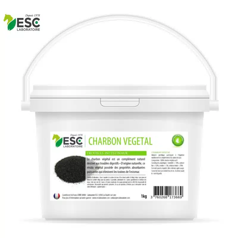 CHARBON VEGETAL Confort intestinal cheval Sellerie Equinoxe Shop Fuveau