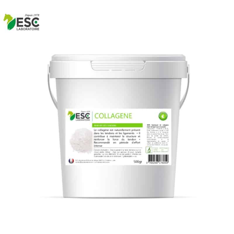 Collagene marin pur ESC LABORATOIRE Renforcement des tendons cheval Sellerie Equinoxe Shop Fuveau