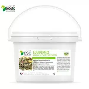 EQUIDERMIX Démangeaisons saisonnières cheval Mélange de plantes ESC LABORATOIRE Sellerie Equinoxe Shop Fuveau