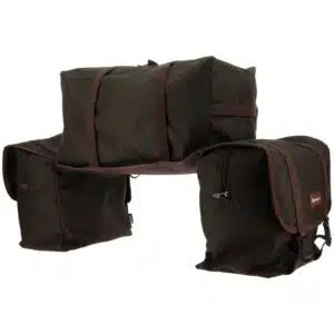 Sacoches arrière de randonnée Grand Voyageur marron RANDOL'S by Sellerie Equinoxe Shop Fuveau