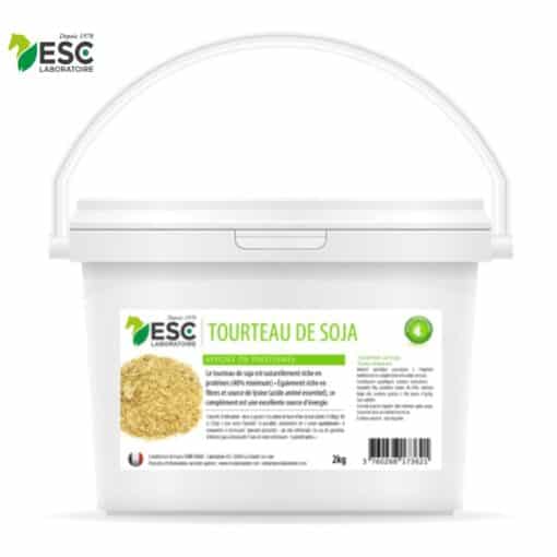 TOURTEAU DE SOJA sans OGM Apport en protéines et soutien énergétique pour chevaux ESC LABORATOIRE Sellerie Equinoxe ShopFuveau