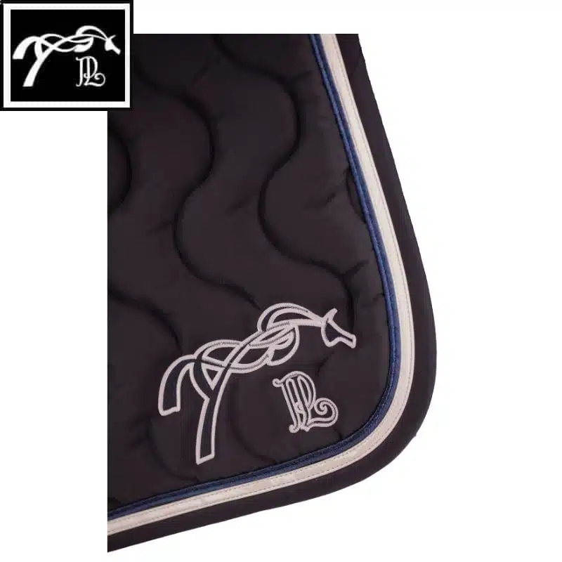 Tapis Pénélope Classic bleu marine paillettes Pénélope Store Sellerie Equinoxe Shop Fuveau