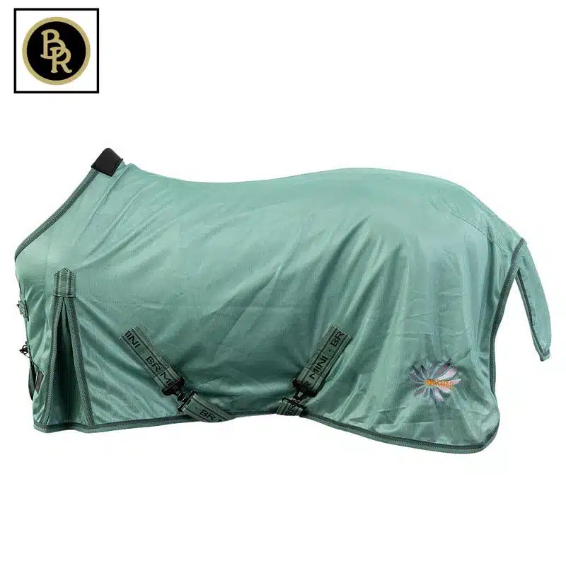 chemise anti-mouche poney mini horse vert BR Sellerie Equinoxe Shop Fuveau
