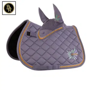 ensemble tapis et bonnet mini horse violet BR Sellerie Equinoxe Shop Fuveau