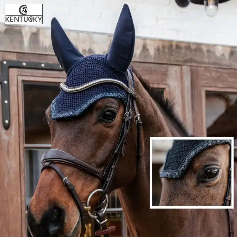 Bonnet anti-mouches Glitter Stone 42625 Kentucky Horsewear Sellerie Equinoxe