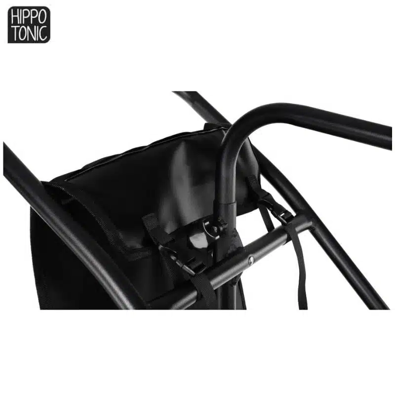 Chariot porte-selle Hippo-Tonic pliable noir Sellerie Equinoxe Shop