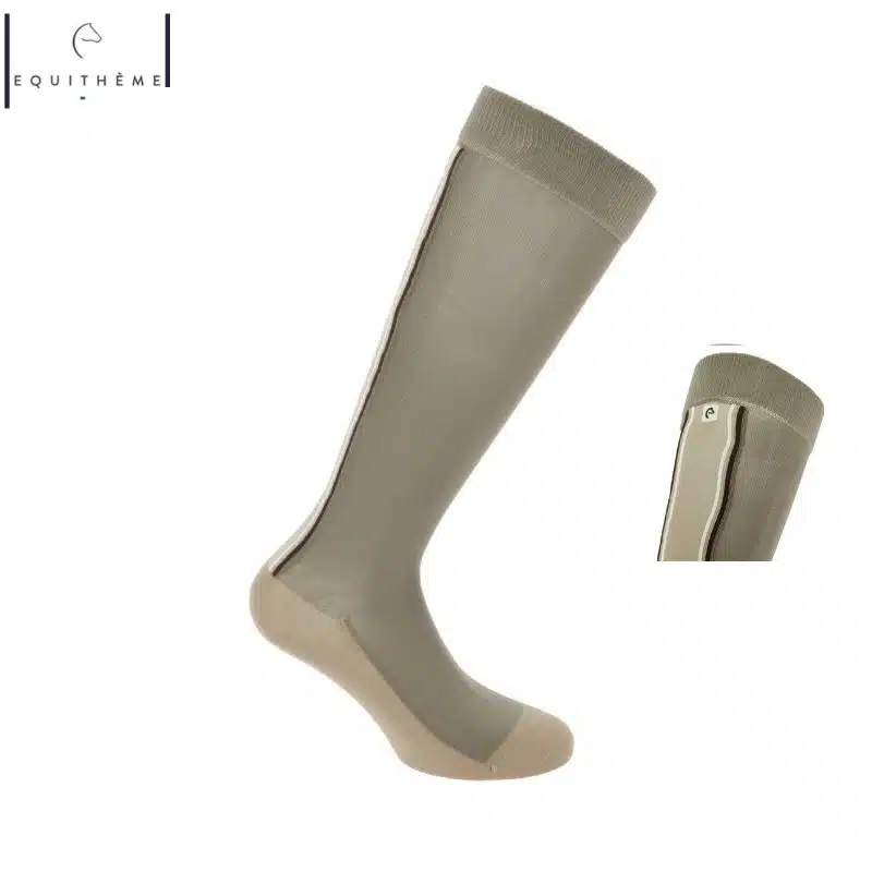 Chaussettes Classic beige EQUITHÈME Sellerie Equinoxe Shop Fuveau