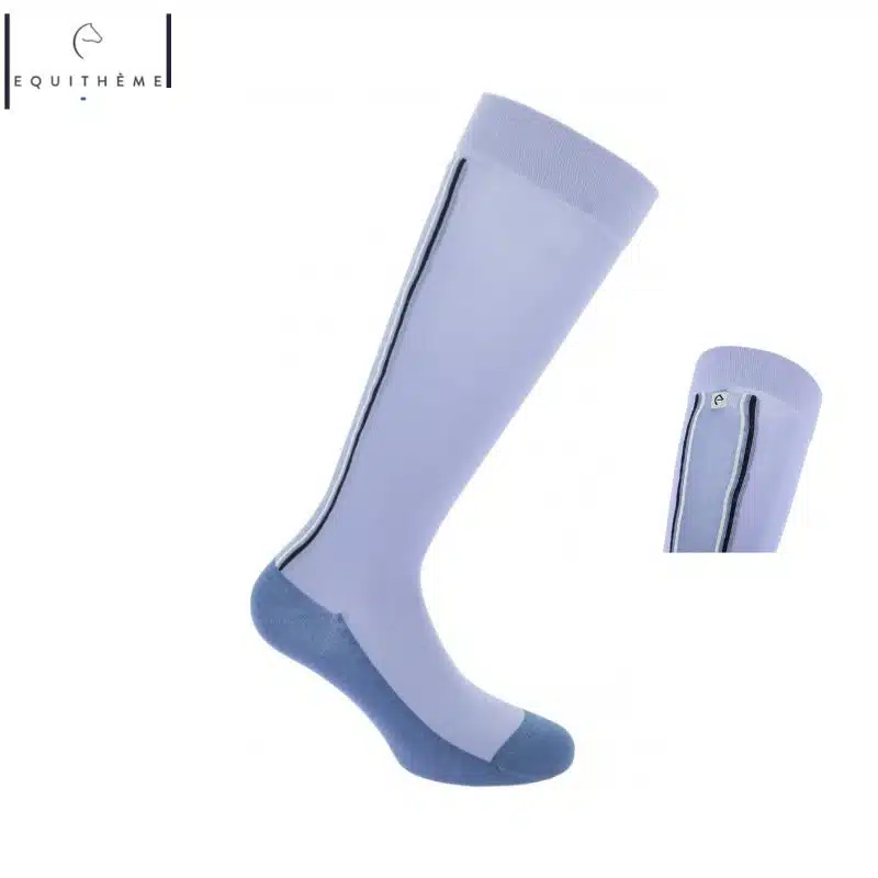 Chaussettes Classic lilas EQUITHÈME Sellerie Equinoxe Shop Fuveau