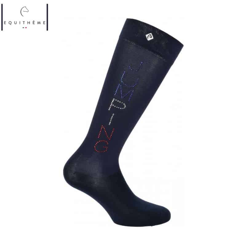 Chaussettes Jeanne jump France EQUITHÈME Sellerie Equinoxe Shop Fuveau