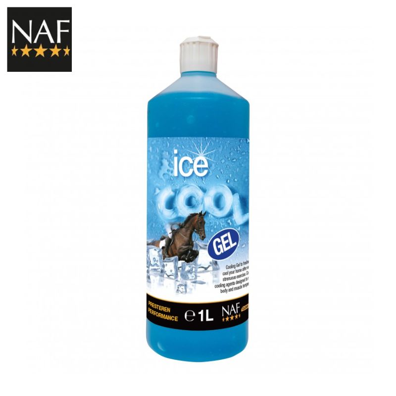 Gel refroidissant Ice Cool Gel 1L 721102100 NAF EQUINE cheval Sellerie Equinoxe-Shop