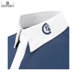 Polo de concours Osaka enfant bleu marine Kentucky Horsewear Sellerie Equinoxe-Shop