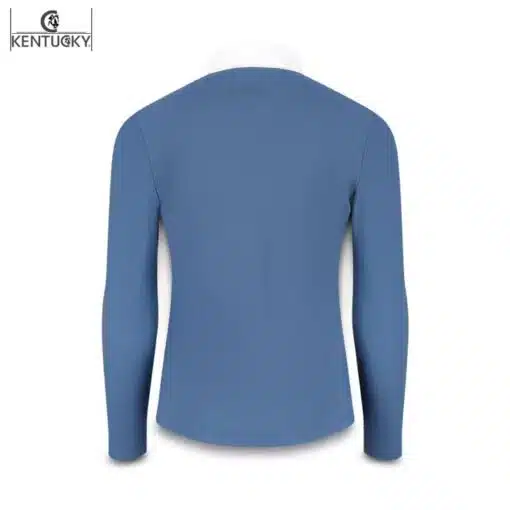 Polo de concours Osaka manches longues bleu marine Kentucky Horsewear Sellerie Equinoxe-Shop Fuveau