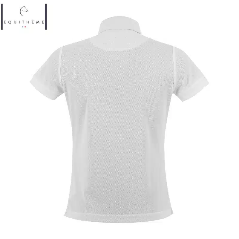 Polo de concours enfant garçon Eddy EQUITHÈME Sellerie Equinoxe Shop Fuveau