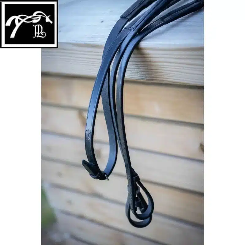 Rênes caoutchouc Daily noir Penelope store Sellerie Equinoxe Shop Fuveau