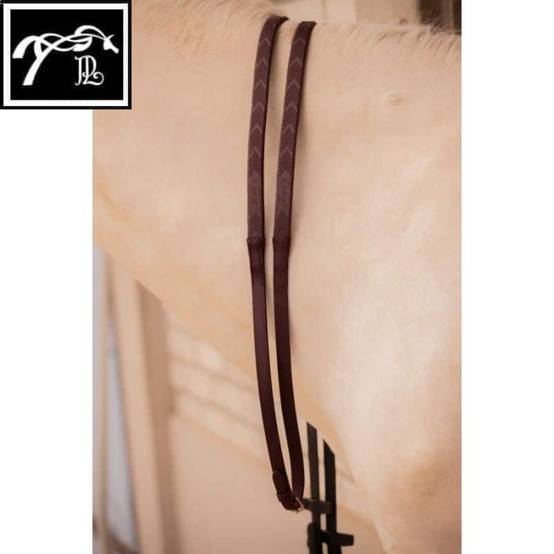 Rênes cuir caoutchouc Symphonie 301629 penelope store Sellerie Equinoxe Shop Fuveau