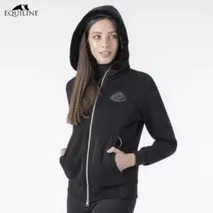 Sweat zippé à capuche Equiline EW324PR09868 Sellerie Equinoxe Shop Fuveau