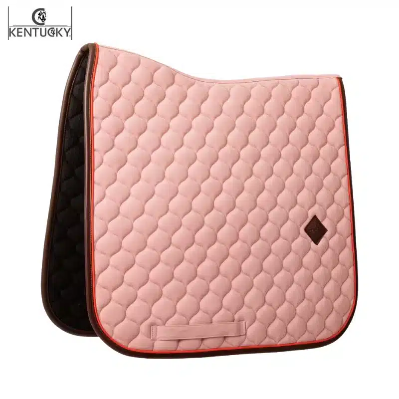 Tapis de Selle Onion Quilt Neon Dressage vieux rose Kentucky Horsewear 42743 Sellerie Equinoxe Fuveau