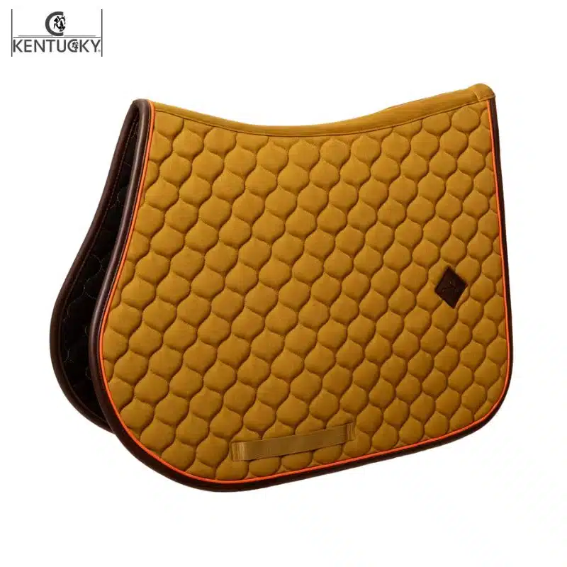 Tapis de Selle Onion Quilt Neon Jumping Kaki Kentucky Horsewear 42743 Sellerie Equinoxe Fuveau