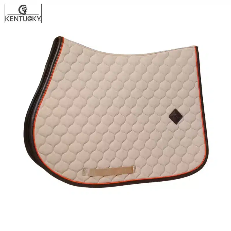Tapis de Selle Onion Quilt Neon Jumping beige Kentucky Horsewear 42743 Sellerie Equinoxe Fuveau