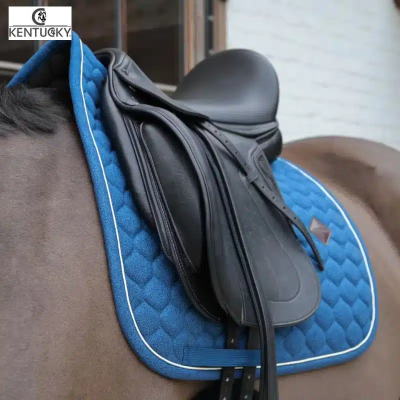 Tapis de selle Melange Dressage Bleu marine Kentucky Horsewear 42738-03-DR Sellerie Equinoxe