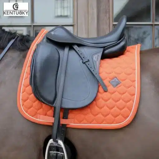 Tapis de selle Melange Dressage Orange 42738-45-DR Kentucky Horsewear Sellerie Equinoxe