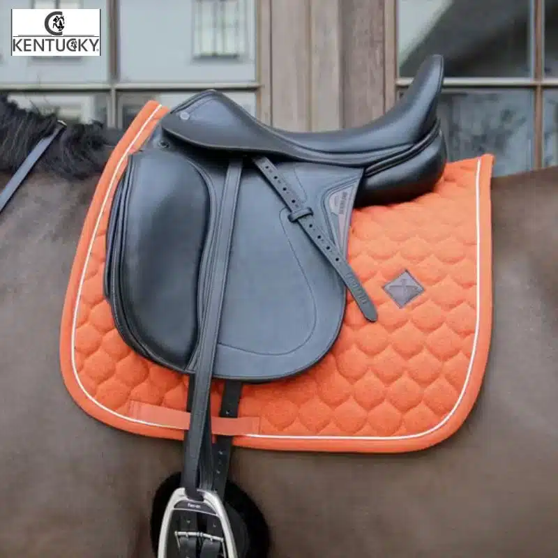 Tapis de selle Melange Dressage Orange 42738-45-DR Kentucky Horsewear Sellerie Equinoxe