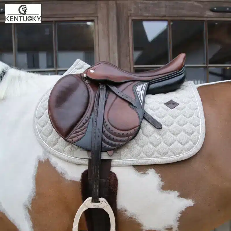 Tapis de selle Melange Jumping Beige Kentucky Horsewear 42738-32-SJ Sellerie Equinoxe