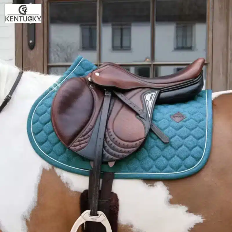 Tapis de selle Melange Jumping Vert foncé 42738-73-SJ Kentucky Horsewear Sellerie Equinoxe