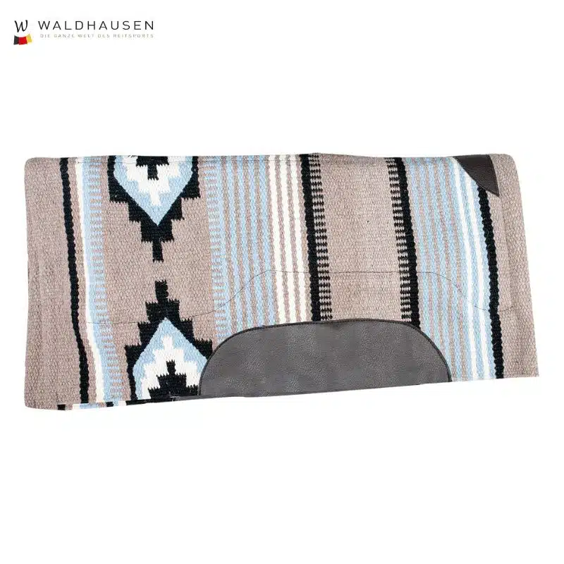 Tapis western en laine Utah beige ciel Waldhausen Sellerie Equinoxe Shop Fuveau