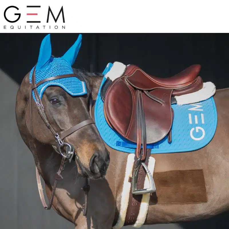 Bonnet court TEN Bleu Logo France GEM Spring Summer 2025 Sellerie Equinoxe Shop Fuveau