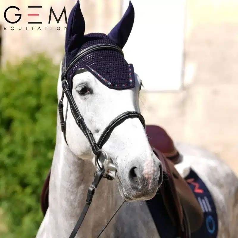 Bonnet court TEN Bleu Logo France GEM Spring Summer 2025 Sellerie Equinoxe Shop Fuveau