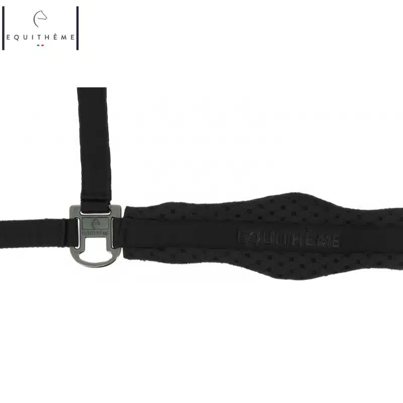 Licol nylon 3D mesh noir EQUITHÈME Sellerie Equinoxe Shop Fuveau