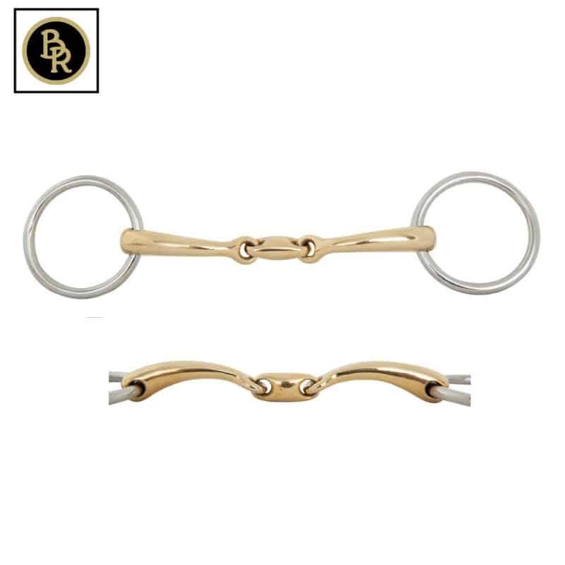 Mors 2 anneaux double brisure Soft Contact 12 mm Ø 50 mm BR 256024 Sellerie Equinoxe Shop Fuveau