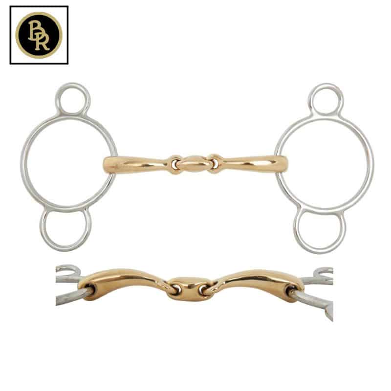 Mors 3 Anneaux Pessoa Soft Contact double brisure BR 251092 251091 251090 Sellerie Equinoxe Shop