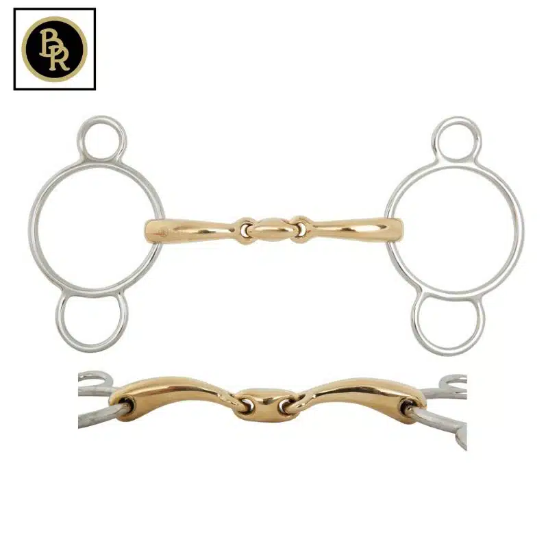 Mors 3 Anneaux Pessoa Soft Contact double brisure BR 251092 251091 251090 Sellerie Equinoxe Shop