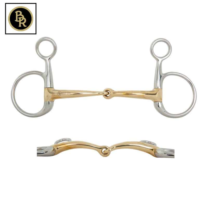 Mors Baucher simple brisure Soft Contact 12 mm Cheeks 110 mm BR 255021 Sellerie Equinoxe Shop Fuveau
